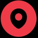 Red location pin icon showing El Guero address